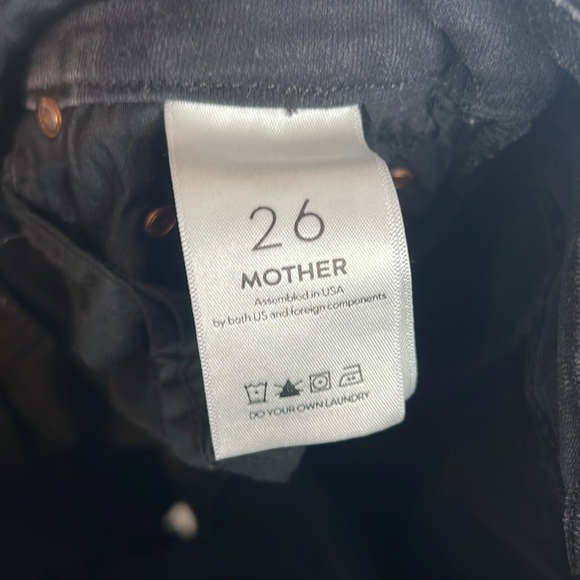 Mother The Looker Ankle Fray Jeans Guilty as Sin 26 - Picture 12 of 12